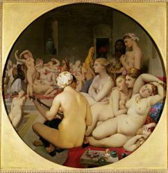 The Turkish Bath, 1863 (oil on canvas) (see also 429034) | Obraz na stenu