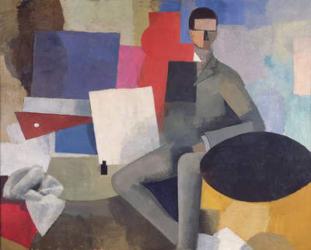 The Seated Man, or The Architect (oil on canvas) | Obraz na stenu