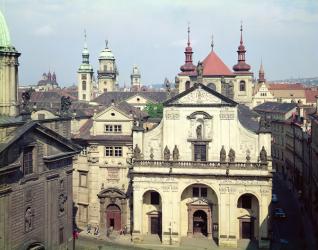 The Church of St. Saviour in Krizovnice Namesti, built 1578-1601 (photo) | Obraz na stenu