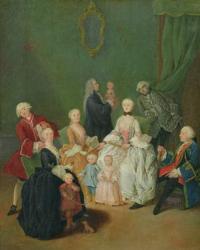 A Patrician Family, c.1752 (oil on canvas) | Obraz na stenu