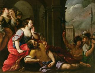 Samson and Delilah (oil on canvas) | Obraz na stenu