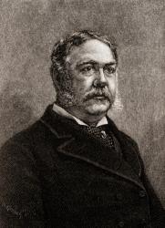 Chester Alan Arthur, 1829 1886. American attorney, politician and 21st President of the United States of America. From The History of Our Country, published 1900 | Obraz na stenu