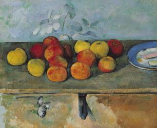 Still life of apples and biscuits, 1880-82 (oil on canvas) | Obraz na stenu