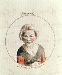 Mary Tudor, c.1790 (pen & ink and w/c on paper) | Obraz na stenu