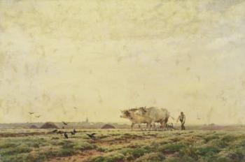 The First Furrows, Haute Alsace or The Labourer, 1883 (oil on canvas) | Obraz na stenu