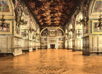 Gallery of Henry II, Fontainebleau Palace, France, c.1890-c.1900 | Obraz na stenu