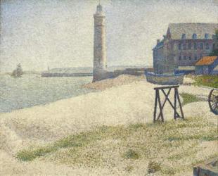 The Lighthouse at Honfleur, 1886 (oil on canvas) | Obraz na stenu