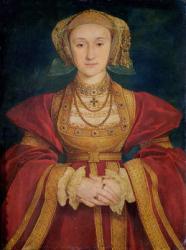 Portrait of Anne of Cleves (1515-57) 1539 (oil on canvas) | Obraz na stenu