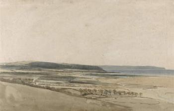 Estuary of the River Taw, Devon, c.1801 (w/c over pencil on paper) | Obraz na stenu