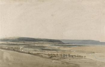 Estuary of the River Taw, Devon, c.1801 (w/c over pencil on paper) | Obraz na stenu