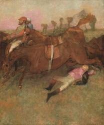 Scene from the Steeplechase: The Fallen Jockey, 1866 (oil on canvas) | Obraz na stenu