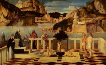 Sacred Allegory, c.1487 (oil on panel) | Obraz na stenu