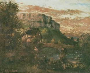 The Bridge at Nahin, 1868 (oil on canvas) | Obraz na stenu