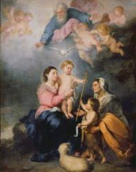 The Holy Family or The Virgin of Seville (oil on canvas) | Obraz na stenu