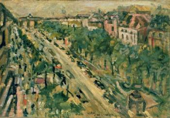 Berlin, Unter den Linden, 1922 (oil on canvas) | Obraz na stenu