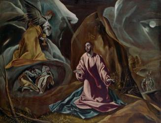 Agony in the Garden of Gethsemane, c.1590's (oil on canvas) | Obraz na stenu