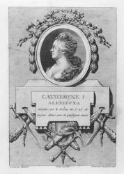 Catherine I of Russia (engraving) | Obraz na stenu