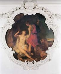 Venus and Adonis, from the Salle de Conseil (fresco) | Obraz na stenu