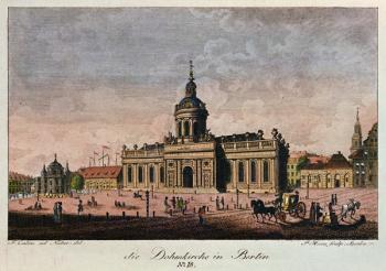 The Cathedral, Berlin (coloured etching) | Obraz na stenu