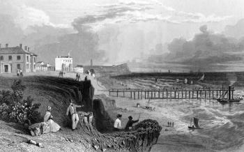 Walton on the Naze, Essex, engraved by William Tombleson, 1832 (engraving) | Obraz na stenu