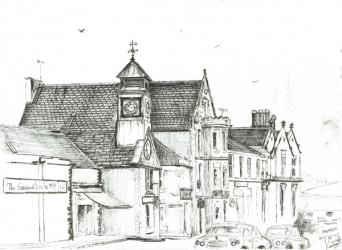 The Star Hotel, Moffat. 2005, (Ink on paper) | Obraz na stenu
