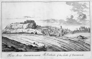 The Southside of the Castle of Edinburgh, from 'Theatrum Scotiae' by John Slezer, 1693 (engraving) | Obraz na stenu
