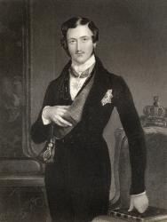 Albert Prince Consort of Great Britain, engraved by W. Holl, from 'The National Portrait Gallery, Volume IV', published c.1820 (litho) | Obraz na stenu