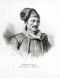 Constantine Kanaris (1790-1877) (litho) (b/w photo) | Obraz na stenu