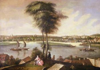 View of the Sanssouci park from Brauhausberg, 1772 (oil on canvas) | Obraz na stenu