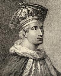 King Henry VI of England, illustration from 'Memoirs of Eminent Etonians', by Sir Edward Creasy published London 1876 (litho) | Obraz na stenu