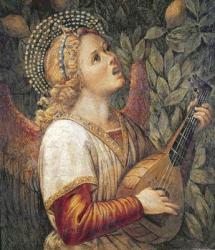 Angel Musician (fresco) | Obraz na stenu