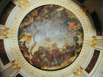 Ceiling depicting the Goddess Aurora (oil on backed canvas) | Obraz na stenu