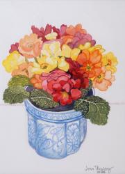 The Multicoloured Primrose 2011 (watercolour on paper) | Obraz na stenu