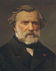 Ambroise Thomas (1811-96) previously thought to be Giuseppe Verdi (oil on canvas) | Obraz na stenu