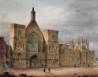 Entrance to Westminster Hall, 1807 (w/c on paper) | Obraz na stenu