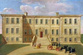 Calke Hall, Derbyshire, the Seat of Sir Henry Harpur, Baronet, c.1734 (oil on canvas) | Obraz na stenu