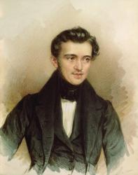 Johann Strauss the Elder (1804-49), 1835 (w/c) | Obraz na stenu