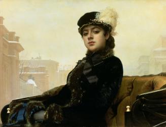 Portrait of an Unknown Woman, 1883 (oil on canvas) | Obraz na stenu