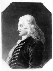 Henry Fielding (1707-54) engraved by Samuel Freeman (1773-1857) (engraving) (b&w photo) | Obraz na stenu