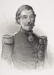 Omar Pasha Latas, from 'Gallery of Historical Portraits', published c.1880 (litho) | Obraz na stenu