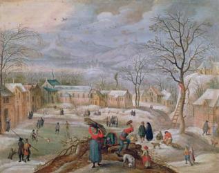 Winter (oil on canvas) | Obraz na stenu