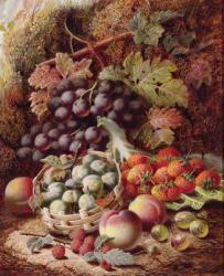 Still Life of Fruit II (oil on canvas) | Obraz na stenu