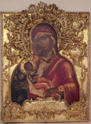 Virgin and Child (oil on panel with gold frame) | Obraz na stenu