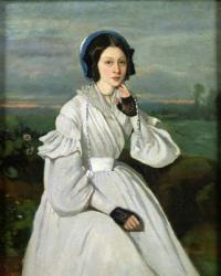 Portrait of Louise Claire Sennegon, future Madame Charmois, 1837 (oil on canvas) | Obraz na stenu
