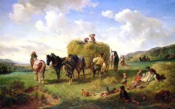 The Hay Harvest, 1869 (oil on canvas) | Obraz na stenu