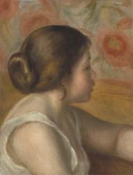 Head of a Young Girl, c.1890 (oil on canvas) | Obraz na stenu