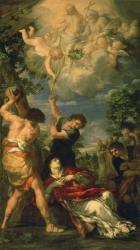 The Martyrdom of Saint Stephen, 1660 (oil on canvas) | Obraz na stenu