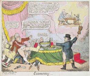 'Economy', published by Johnston, London, May 1816 (engraving) | Obraz na stenu