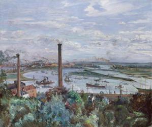 View of Kohlbrand, 1911 (oil on canvas) | Obraz na stenu