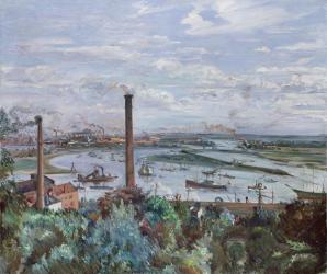 View of Kohlbrand, 1911 (oil on canvas) | Obraz na stenu